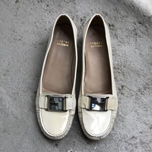 Stuart Weitzman patent leather loafers
